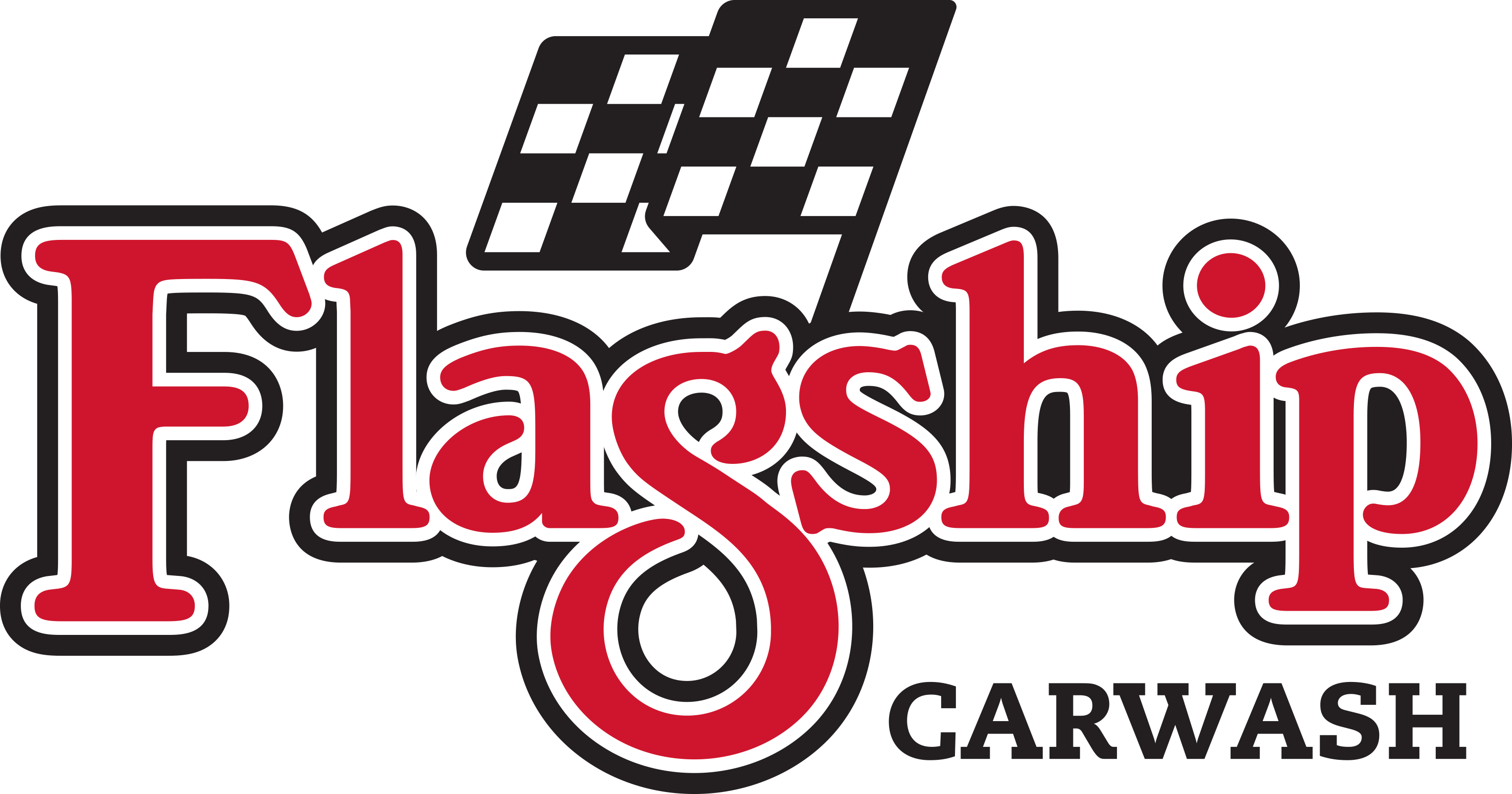 Flagship Carwash Primary Logo